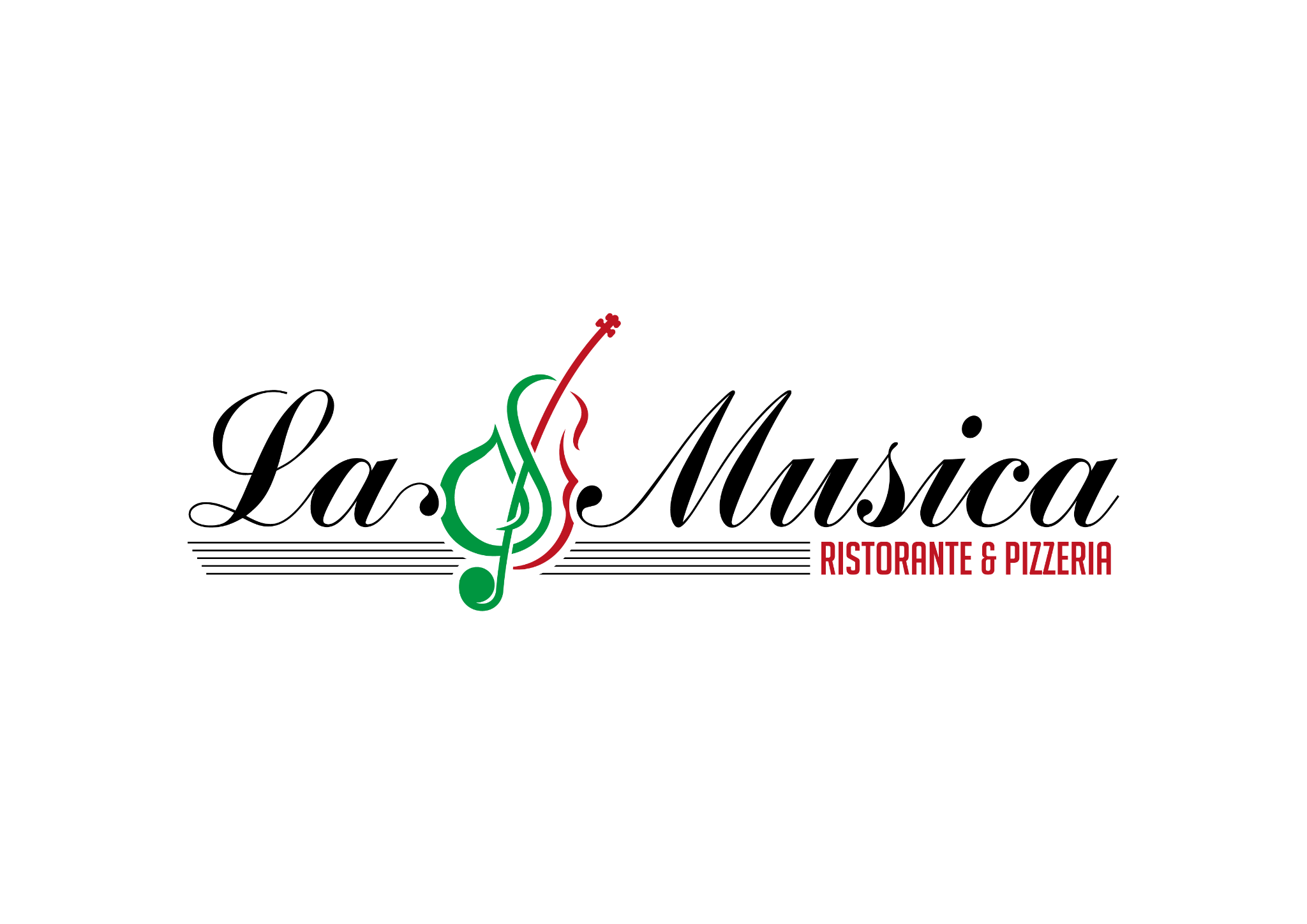 La Musica Logo für helle Hintergründe